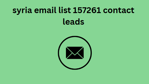 syria email list 157261 contact leads