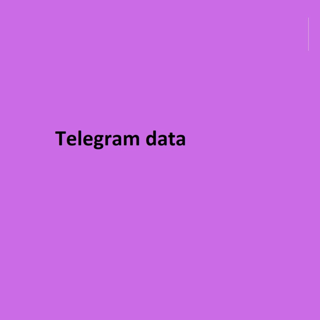 telegram data