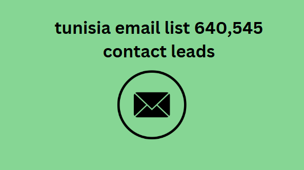 tunisia email list 640,545 contact leads