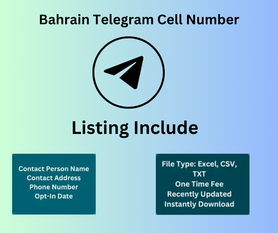 Bahrain Telegram Cell Number