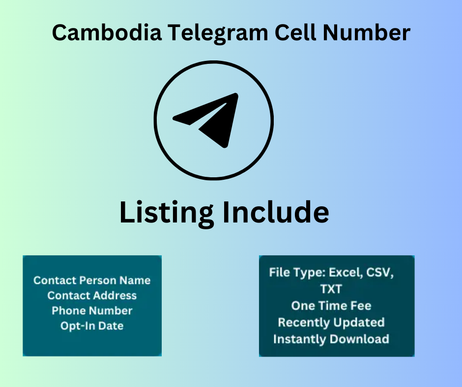 Cambodia Telegram Cell Number